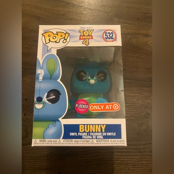 Funko Other - Funko Pop Toy Story 4 Bunny,Vinyl Figure #532,Flocked,Brand New,New in Box